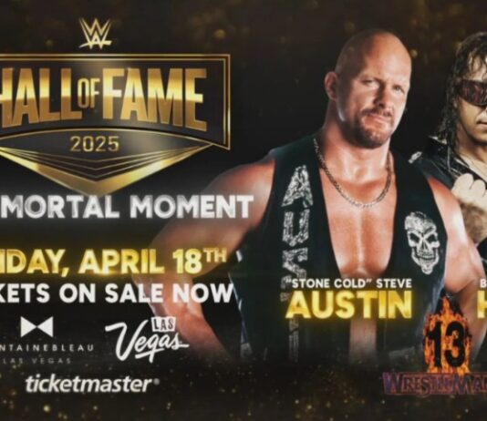 Press Release On Bret Hart & Steve Austin Receiving Inaugural “WWE Immortal Moment” Award