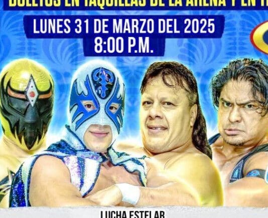 CMLL Lunes Clásico Results – March 31, 2025