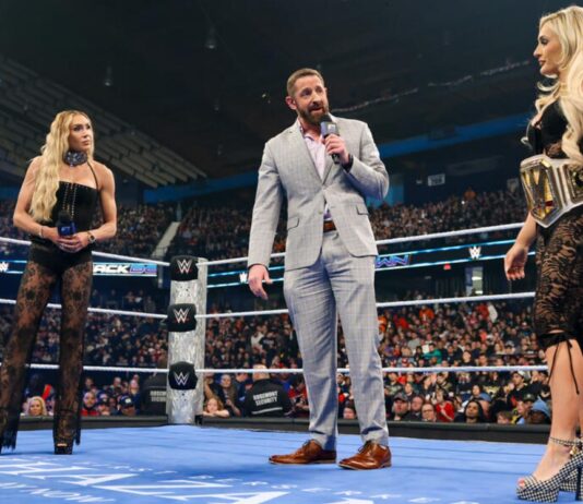 Tiffany Stratton's segment with Charlotte Flair