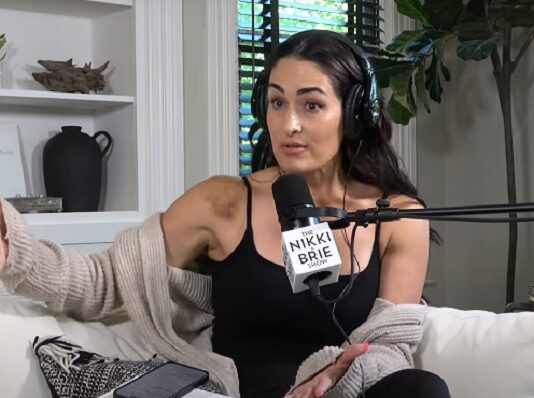 Nikki Bella on the Nikki and Bella Show