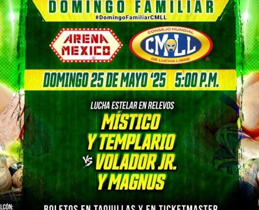 CMLL Domingo Familiar Results – May 25, 2025