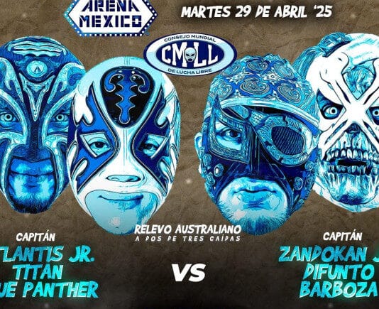 CMLL Martes de Arena Mexico Results – April 29, 2025