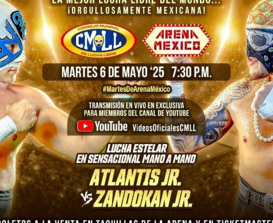 CMLL Martes de Arena Mexico Results – May 6, 2025