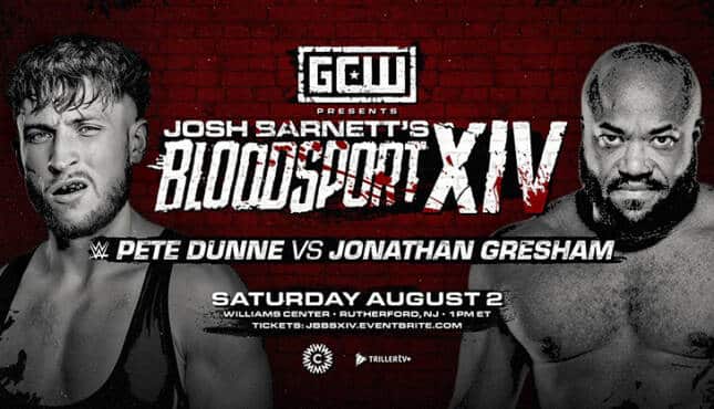 Pete Dunne vs. Jonathan Gresham Pete Dunne vs. Jonathan Gresham at Bloodsport XIV
