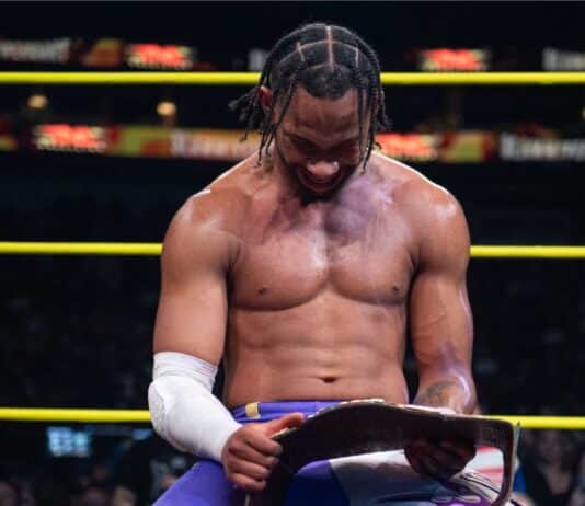 Backstage Reaction To Leon Slater Appearing On WWE SNME Leon Slater in TNA