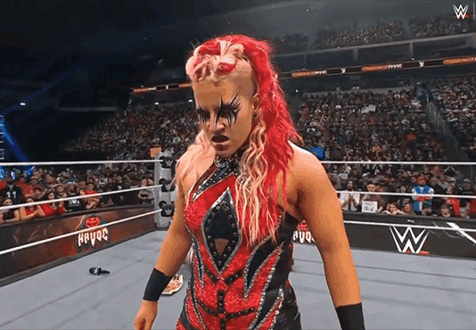 ZARIA in WWE ring