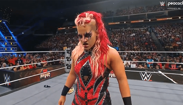 ZARIA in WWE ring