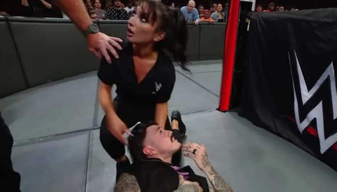 Indie wrestler Alex Garcia appears as a "medical professional" on WWE RAW