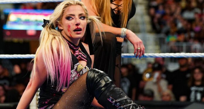 Alexa Bliss Alexa Bliss in the ring following her match with Roxanne Perez on WWE SmackDown