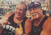 Brutus Beefcake with Hulk Hogan