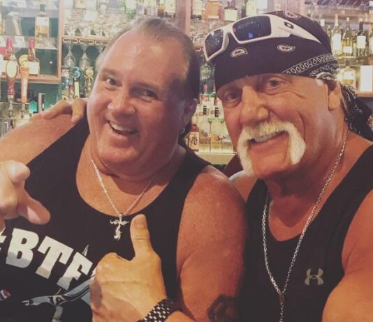 Brutus Beefcake with Hulk Hogan