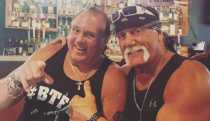 Brutus Beefcake with Hulk Hogan Brutus Beefcake with Hulk Hogan