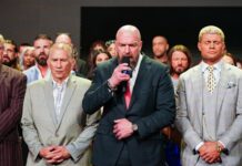 Triple H pays tribute to Hulk Hogan on WWE SmackDown.