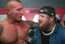 Randy Orton with Jelly Roll backstage in WWE