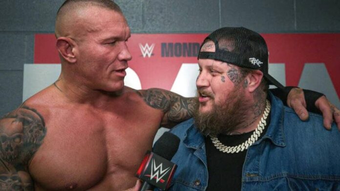 Randy Orton with Jelly Roll Randy Orton with Jelly Roll backstage in WWE