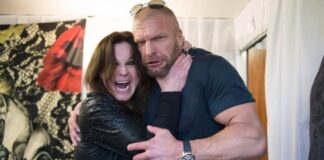 Legendary heavy metal frontman Ozzy Osbourne and WWE Hall of Famer Triple H.