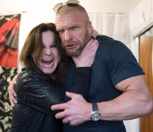 Legendary heavy metal frontman Ozzy Osbourne and WWE Hall of Famer Triple H.