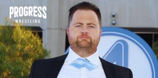 Paul Walter Hauser wears PROGRESS Proteus World Championship at Fantastic Four premiere