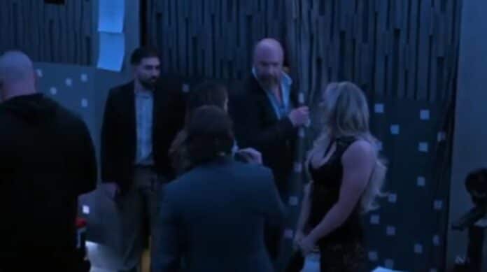 Triple H and Tiffany Stratton Triple H upset when Tiffany Stratton went off script on Charlotte Flair