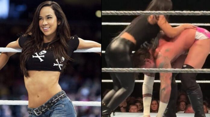 AJ Lee and Roxanne Perez - CM Punk AJ Lee and Roxanne Perez - CM Punk