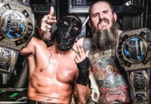 Brodido with AEW Tag Team titles