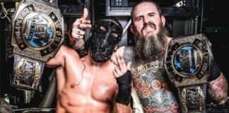 Brodido with AEW Tag Team titles