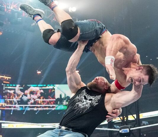 Brock Lesnar F5's John Cena