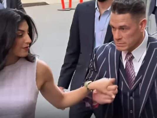 Shay Shariatzadeh and John Cena