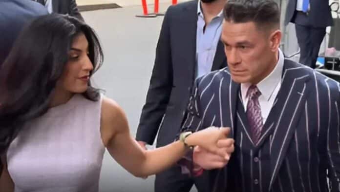 Shay Shariatzadeh and John Cena Shay Shariatzadeh and John Cena