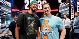 Tyrese Haliburton and John Cena