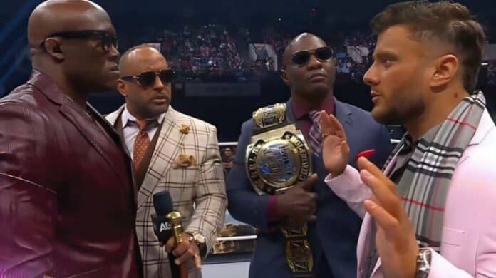 The Hurt Syndicate and MJF on AEW Dynamite