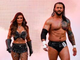 Karrion Kross and Scarlett at WWE SummerSlam 2025