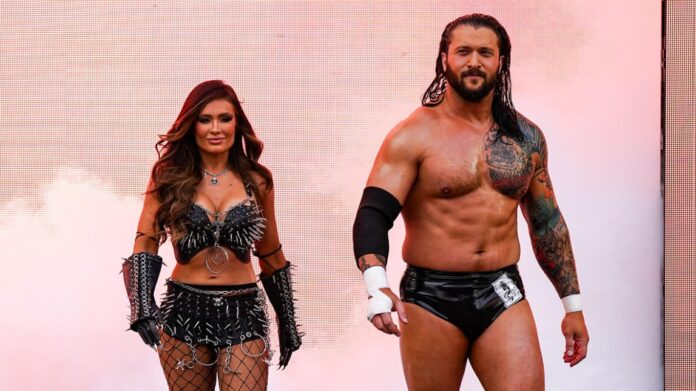 Karrion Kross and Scarlett at WWE SummerSlam 2025