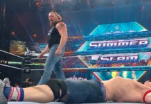 Brock Lesnar returns to WWE at SummerSlam 2025 and lays out John Cena with an F5