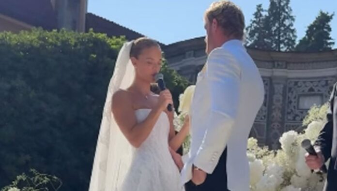 Logan Paul and Nina Agdal get married