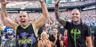 Matt and Jeff Hardy at WWE SummerSlam 2025