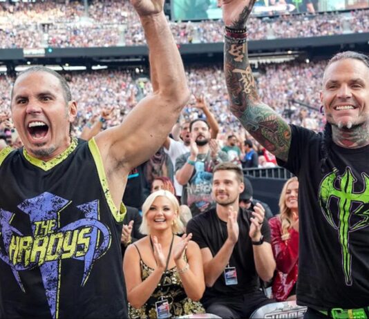 Matt and Jeff Hardy at WWE SummerSlam 2025