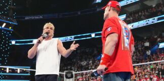Logan Paul and John Cena in WWE