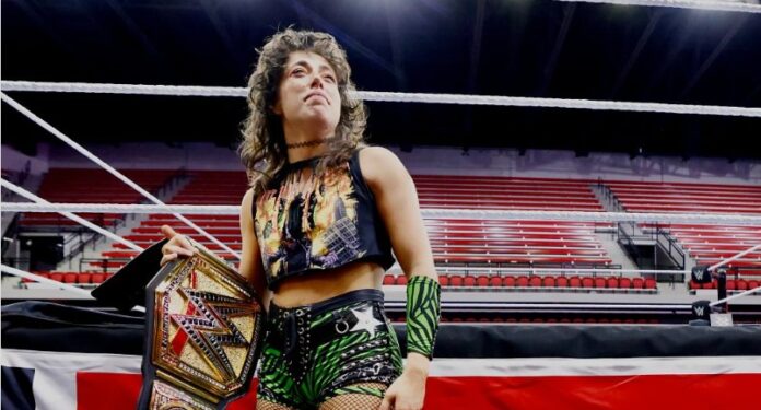 Rayne Leverkusen at WWE SummerSlam tryouts