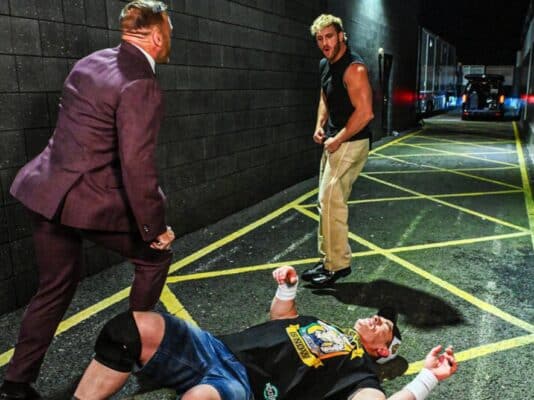 WWE's airs two different endings to Logan Paul’s knockout on John Cena