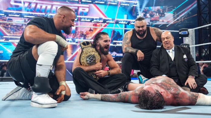 Seth Rollins cashes-in MITB contract at WWE SummerSlam 2025.