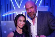 AJ Lee and Triple H