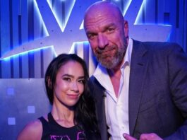 AJ Lee and Triple H