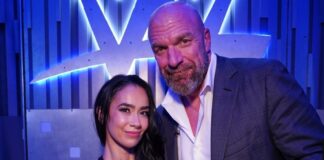 AJ Lee and Triple H