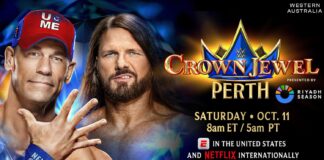 John Cena vs. AJ Styles at WWE Crown Jewel 2025