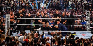 Roman Reigns - Bronson Reed aftermath at WWE Clash in Paris