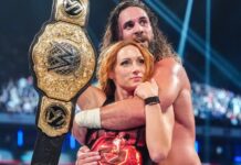 Seth Rollins and Becky Lynch