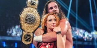 Seth Rollins and Becky Lynch