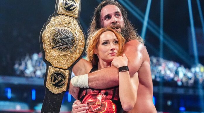 Seth Rollins and Becky Lynch Seth Rollins and Becky Lynch