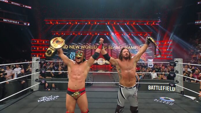 AJ Styles and Dragon Lee AJ Styles and Dragon Lee